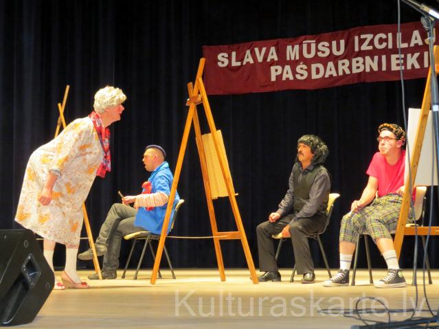 Skečs - Gleznošanas stunda